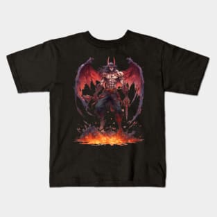 Malevolent Depths Perils of the Evil Demon Hell Underworld Kids T-Shirt